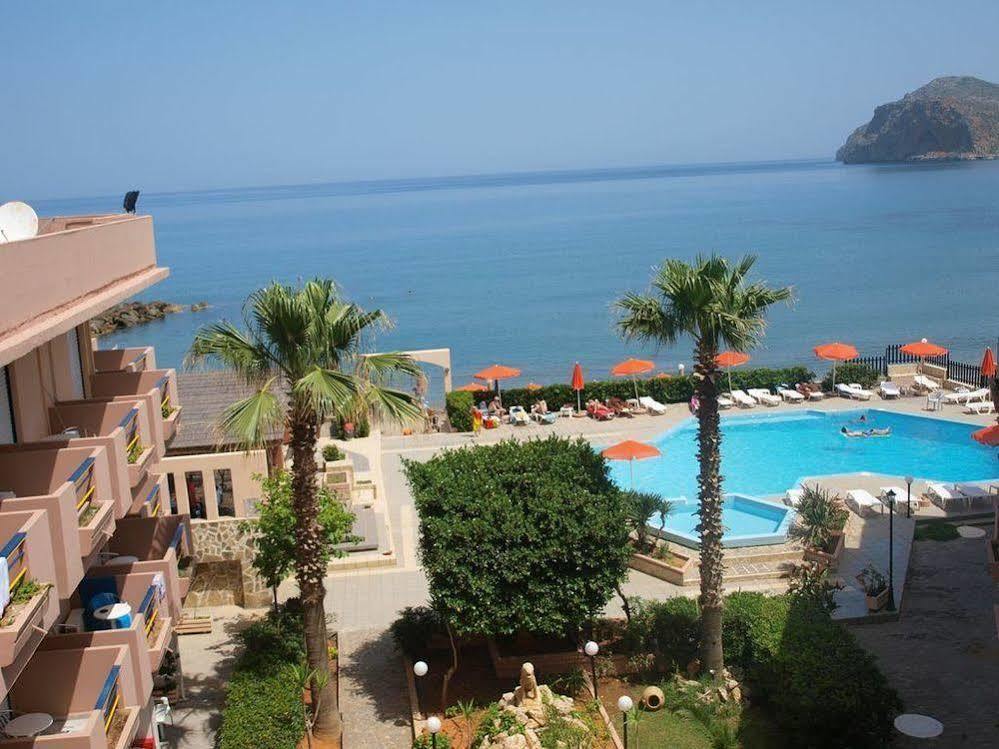 Hotel Haris On The Beach Agia Marina Exterior foto